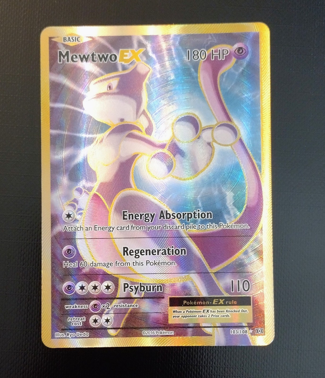 Mewtwo EX 103/108 XY - Evolutions Ultra Rare 2016 Pokemon TCG NM-MT