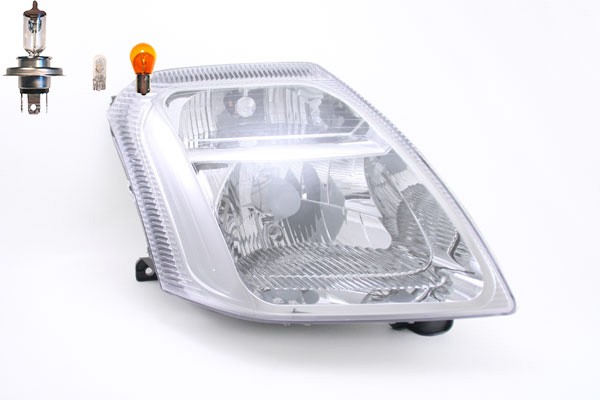 Scheinwerfer Passend FüR Citroen C2 09/ 03- Rechts Beifahrerseite + Leuchtmittel-image