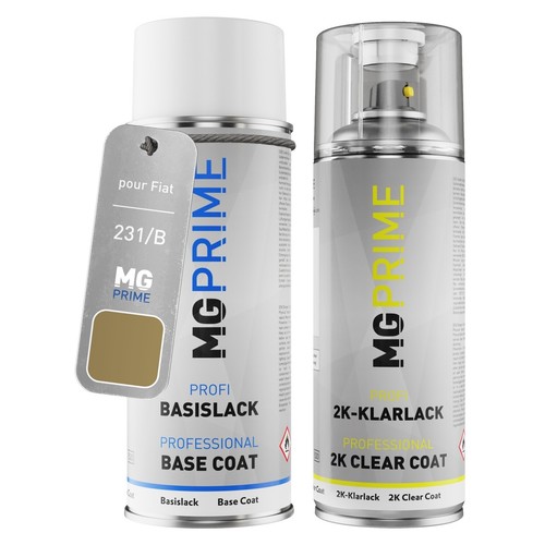 Peinture kit bombe aérosol 2C pour Fiat 231 B Beige Cappuccino New Age ...