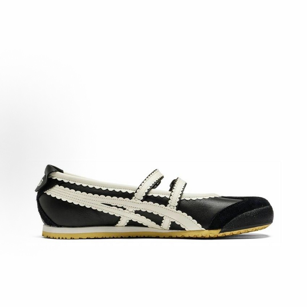 Onitsuka Tiger Mexico 66 Black/Cream 118A2678-001 Mary Jane Ballet