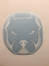 Pitbull Face Die Cut Vinyl Sticker High Quality Pit Bull Pride Bully Dog Cropped