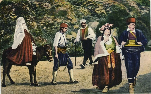 PC CPA BOSNIA, BASCARSIJA, STRASSENSZENE, ULICNI PRIZOR, Postcard