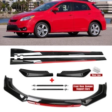 For 2003-2014 Toyota Matrix Front Bumper Lip Spoiler Splitter Side Skirt Body