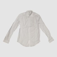 Calvin Klein Men Slim-Fit White French Cuff Non Iron Dress Shirt 16.5 36/37