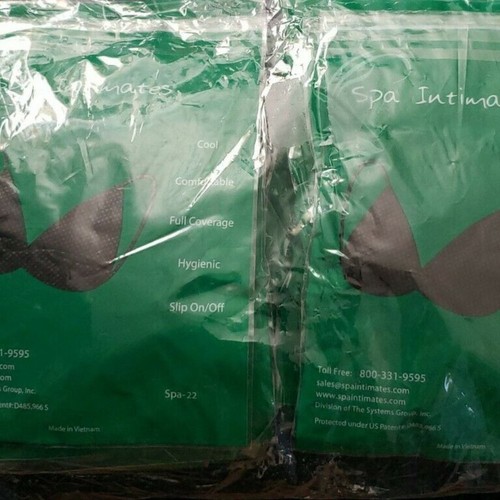 Lot of 25pc Disposable Spa Intimates Bra NWT-Tanning Bra - 第 1/4 張圖片