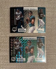 (2) 2020 Mosaic Flea Flicker Fournette/Minshew/Dj Chark Jr. Green Prizm + Base