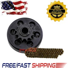 Clutch 19mm 3/4" 13T  428 108L Chain Go Kart Drift Buggy 170F 210CC Motor ATV