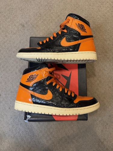 Air Jordan 1 High OG Shattered Backboard 3.0 Size 11 Preowned Sneaker 555088-028
