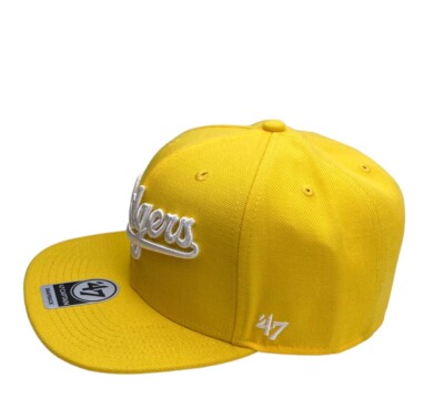 Los Angele Dodgers '47Brand yellow Snapback cap hat | eBay
