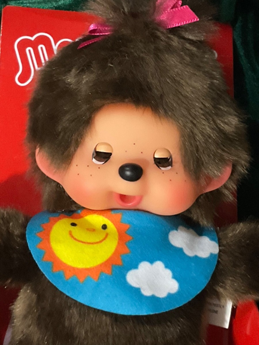 Monchhichi Sekiguchi Moving/ Sleepy Eyed Girl 8in Doll Reversable