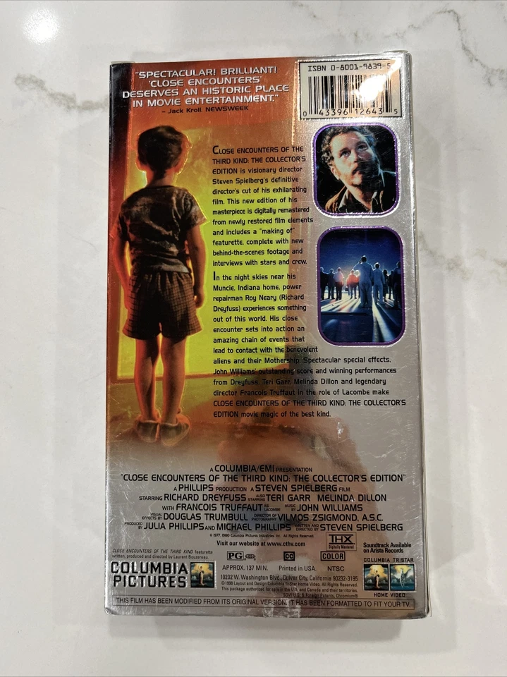 Close Encounters of the Third Kind (VHS 1998) Collector’s Edition - Image 2 of 4
