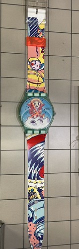 Orologio Maxi Swatch Da Parete Yuri GG 118 Con Scatola E Istruzioni -  Ottimo | eBay
