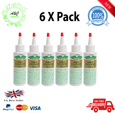  Wild Growth Haaröl schnell kraftvolles Haarwachstum Formel 4oz (6er Pack)