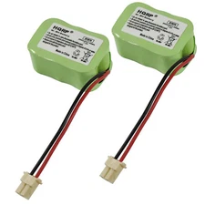 2-Pack HQRP Battery for Dt-Systems Dog Training Transmitter, ZBTX002 Replacement