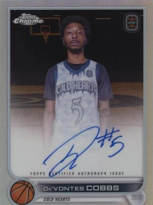 2022-23 Topps Chrome OTE Overtime Elite - De'Vontes Cobbs #CA-DC2