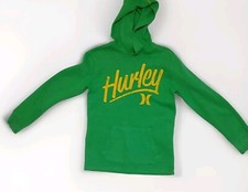 Hurley Youth Large Hoodie Pullover Long Sleeve Thermal Shirt Kangaroo Pocket