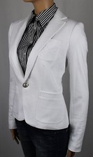 Ralph Lauren White Jacket Blazer Crest Silver Buttons NWT