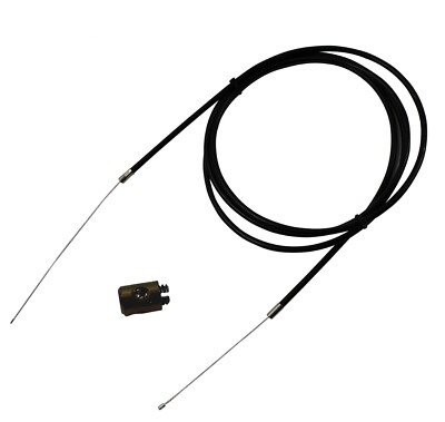 2 Meter Seilzug ink. Hülle + Nippel / Gaszug Universal kürzbar für Roller / Mofa