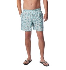 Columbia Men's PFG Rambler Water Short, ICY Morn Fishtiki, Small