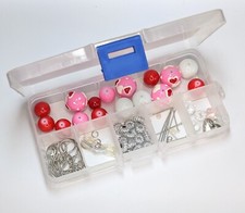 Craft kits for adult Jewelry Making Kit Heart Valentine Theme with storage box