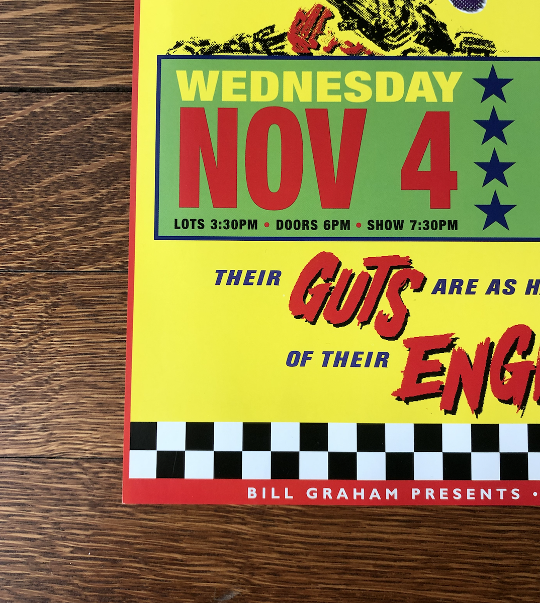 VTG Phish Poster 11/4/1998 Denver McNichols Arena Purchased fr DRY