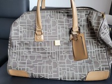 Authentic Designer Diane Von Furstenberg DVF Logo Weekender Travel Bag Carry on