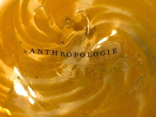 Juego de 4 candelabros con luz de té votiva remolino naranja vidrio artístico años 90 Anthropologie - Imagen 2 de 2