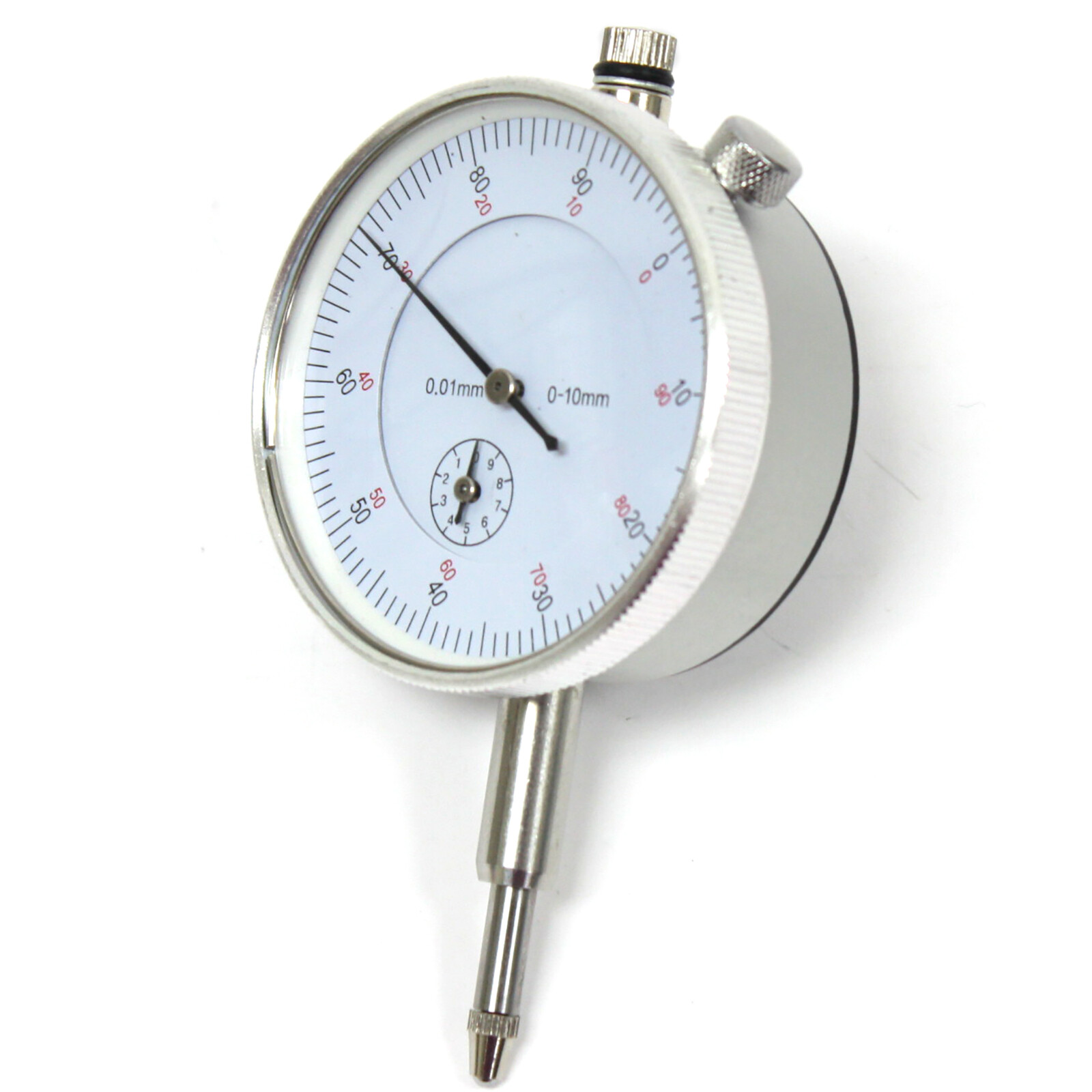 0-10mm Gauge Dial Indicator 0.01mm Graduation Travel Lug Back High Precision