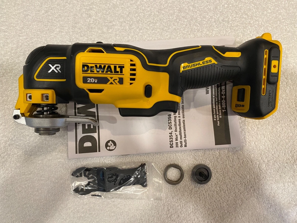 New Dewalt DCS356B 20V 20 Volt Max XR Brushless Cordless Oscillating Multi Tool