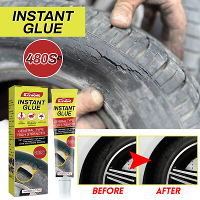 Instant Glue Tyre Puncture Repair Adhesive High Strength For Car