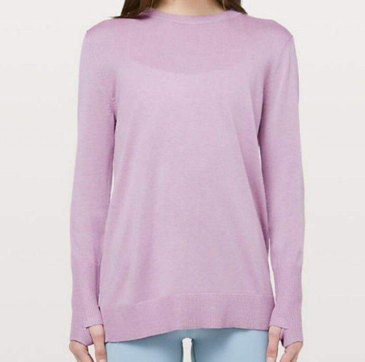 Lululemon nwt Still At Ease Pullover 12 pink image 2