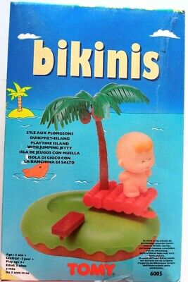 RARE VINTAGE 90'S TINKLE TOTS WATER SLIDE ISLAND 6006 TOMY NEW SEALED !