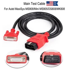 OBD2 Main Test Data Cable OBDII For Autel MaxiCOM MK808 MX808 Diagnostic Scanner