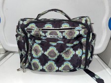 Ju Ju Be BFF Diaper Bag Purple Taupe Blue Green Mandala Convertible Backpack