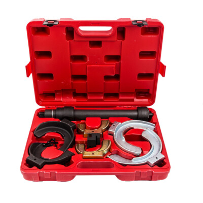 Spring compressor for suspension strut systems Suspension strut springs tension