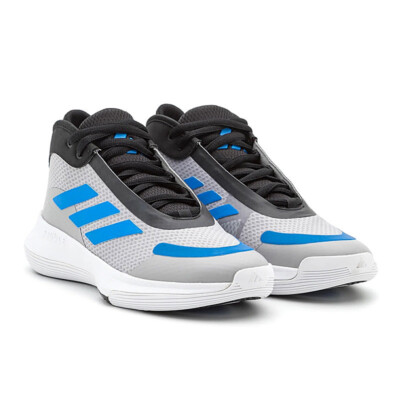 ADIDAS BOUNCE LEGENDS LACE UNISEX MEN SIZE 7 = WOMEN SIZE 8 SHOES GREY/BLUE NEW