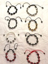 Shamballa Fashion Friendship Bead Bracelet with Crystal Disco Balls 10-13mm