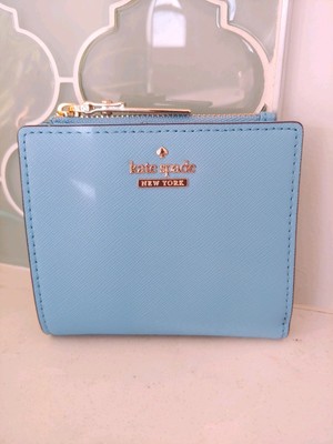 kate spade baby blue wallet