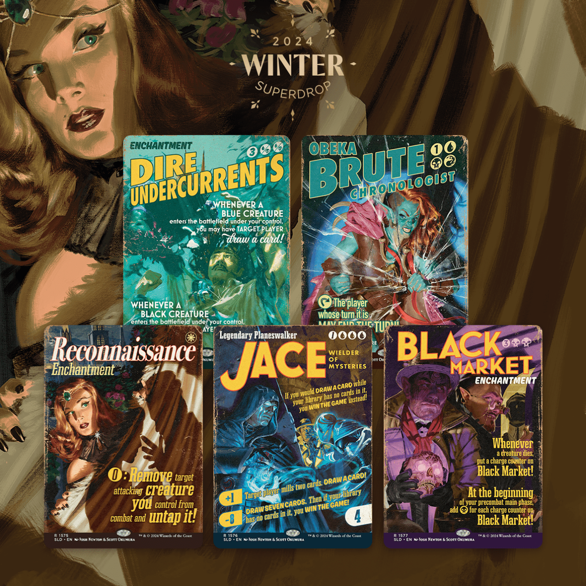 Magic the Gathering MTG Secret Lair: Hard-Boiled Thrillers Non