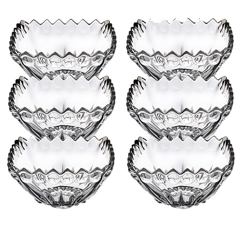 6Pc Glass Serving Bowls