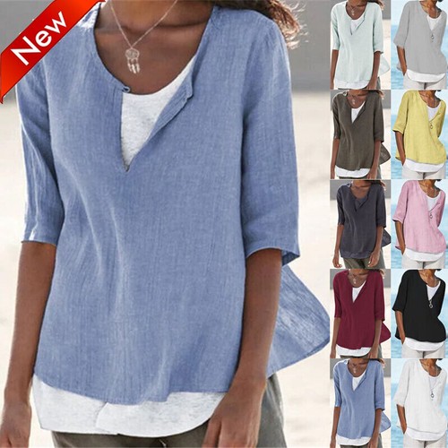 Damen-T-Shirts Mit V-Ausschnitt, Langärmelig, Weic Produktbild-Vorschau 6
