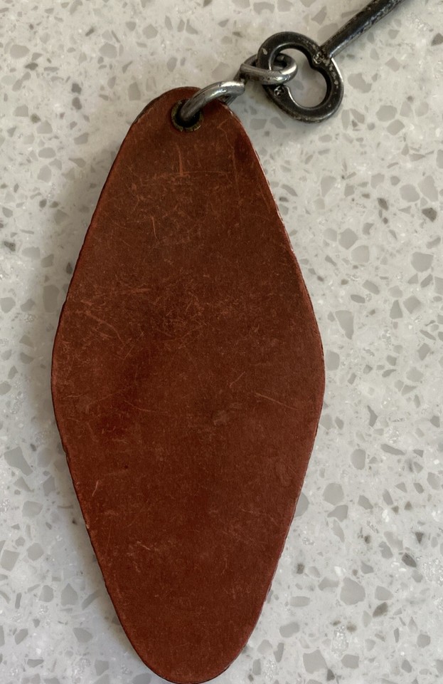 Vintage Carlton Hotel Room Key Fob with Key Grand Rapids, Michigan