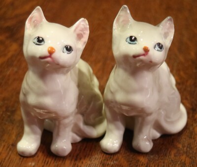 キァットアート　ギャラリー　2点セット Vintage Lego Cat Figurines Set of 2 Made in Japan - with damage | eBay