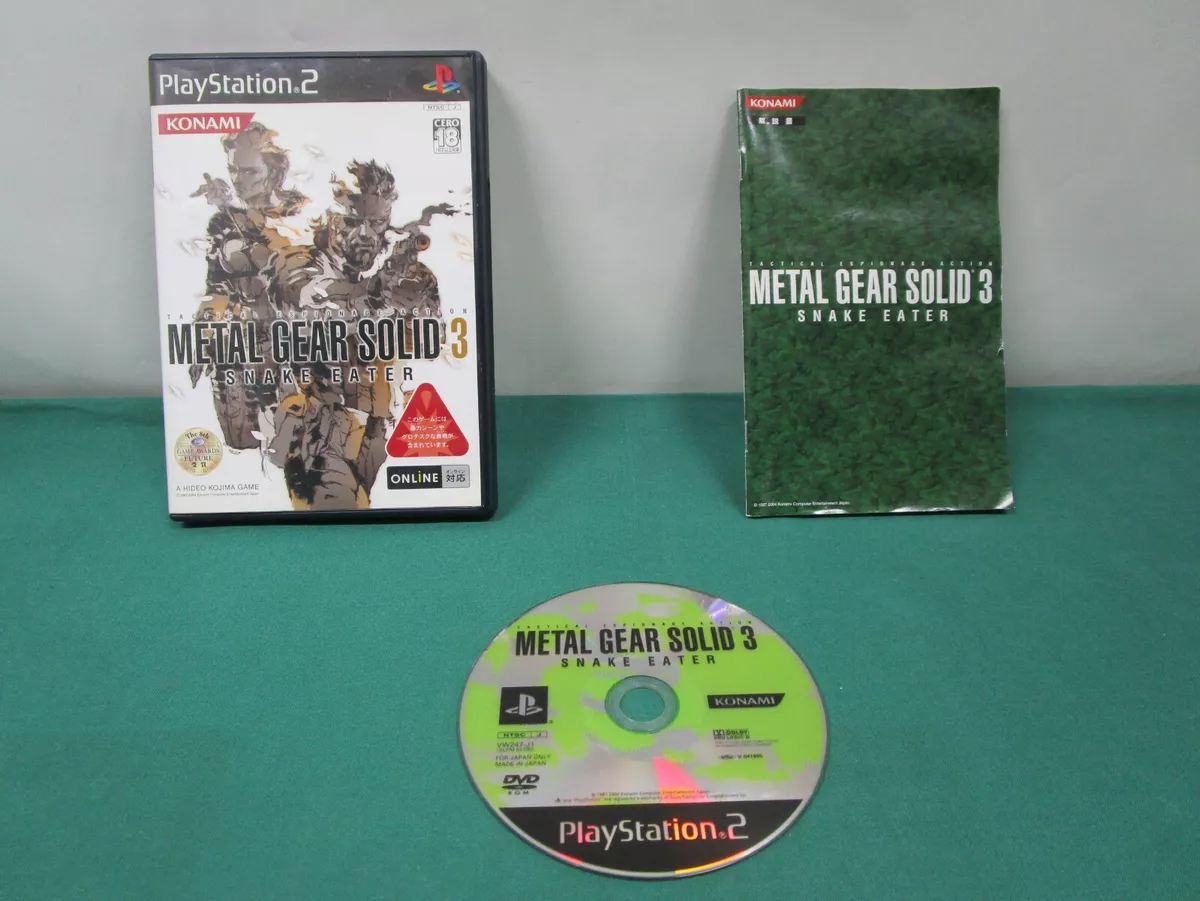 JOGO PLAYSTATION 2 - METAL GEAR SOLID 3: SNAKE EATER (1)