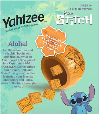 Disney - ヤッチー NEW] DISNEY - STITCH YAHTZEE DICE GAME | eBay