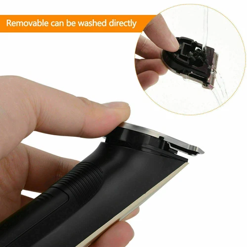 Rechargeable Electric Men Hair Clipper Shaver Trimmer Razor haircut Grooming Kit - Picture 6 of 7