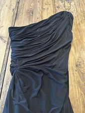 Tadashi Shoji Size Small Formal Dress Black One Shoulder Ball Gown Prom Event
