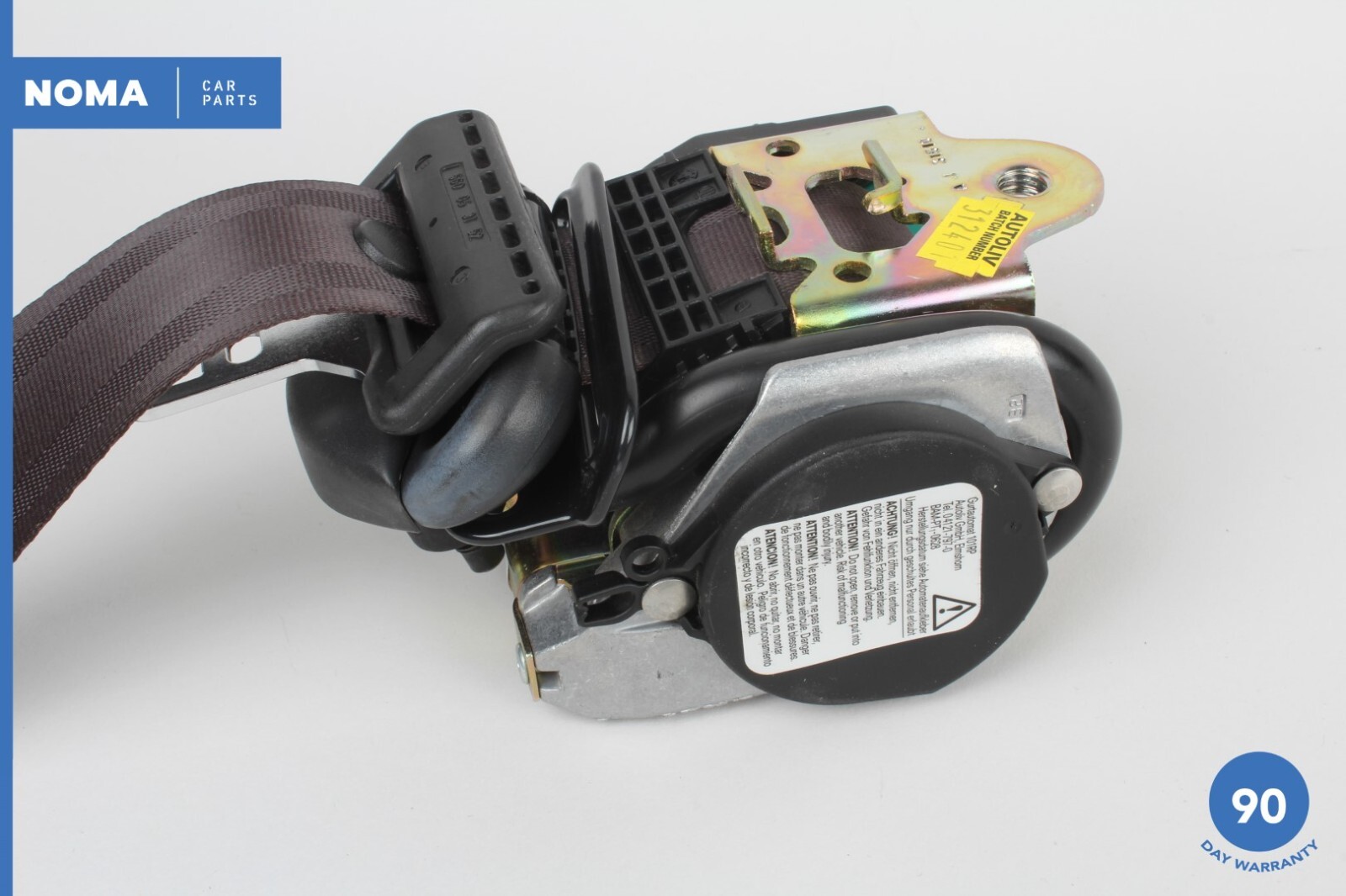 0506 Jaguar XK8 XKR X100 Front Right Passenger Side Seat Belt