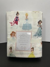 Pottery Barn Kids Disney Princess 4 Piece Full Sheet Set - New