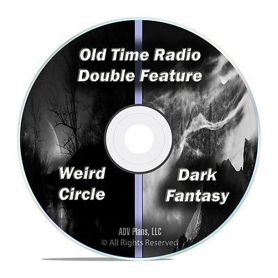 Weird Circle + Dark Fantasy, 234 Episodes, Old Time Radio Shows, OTR, DVD CD F70